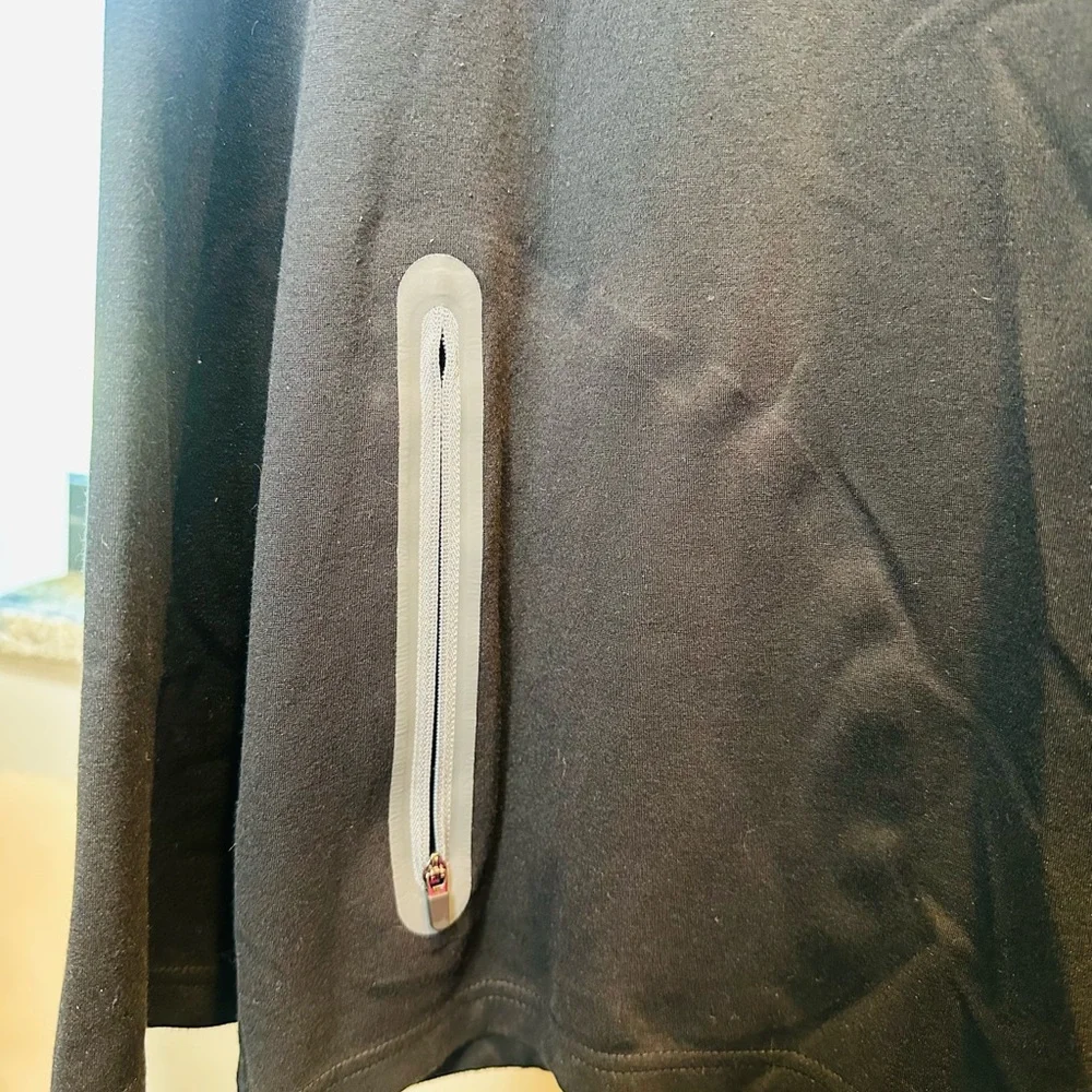 Bugatchi Solid Quarter Zip Mock Neck Pullover Mens Size XL